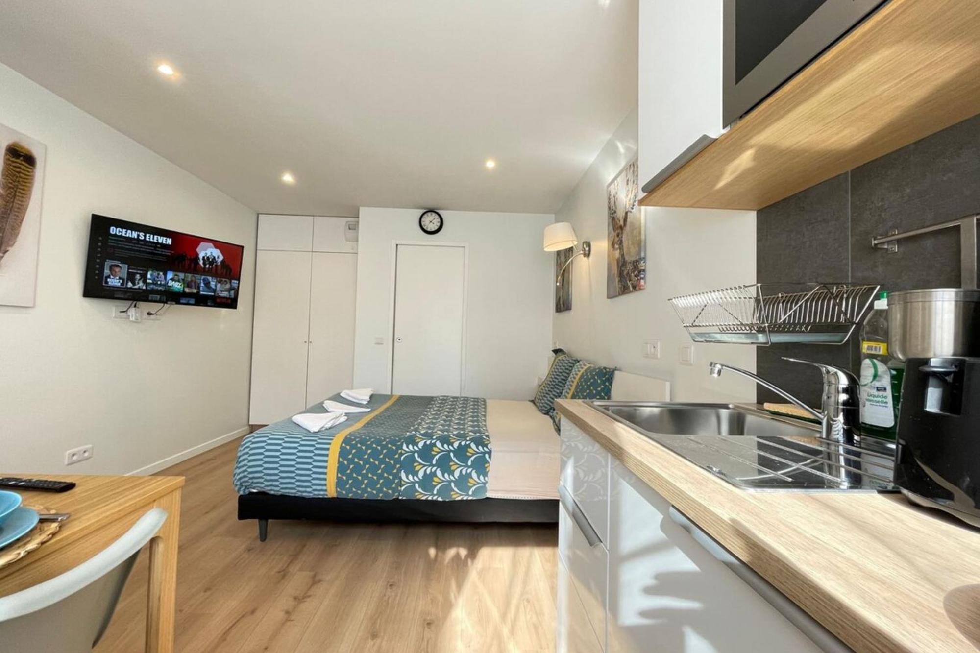 Appartement M4 Coeur Massy Rer Bc 600M - Orly20 Min Extérieur photo